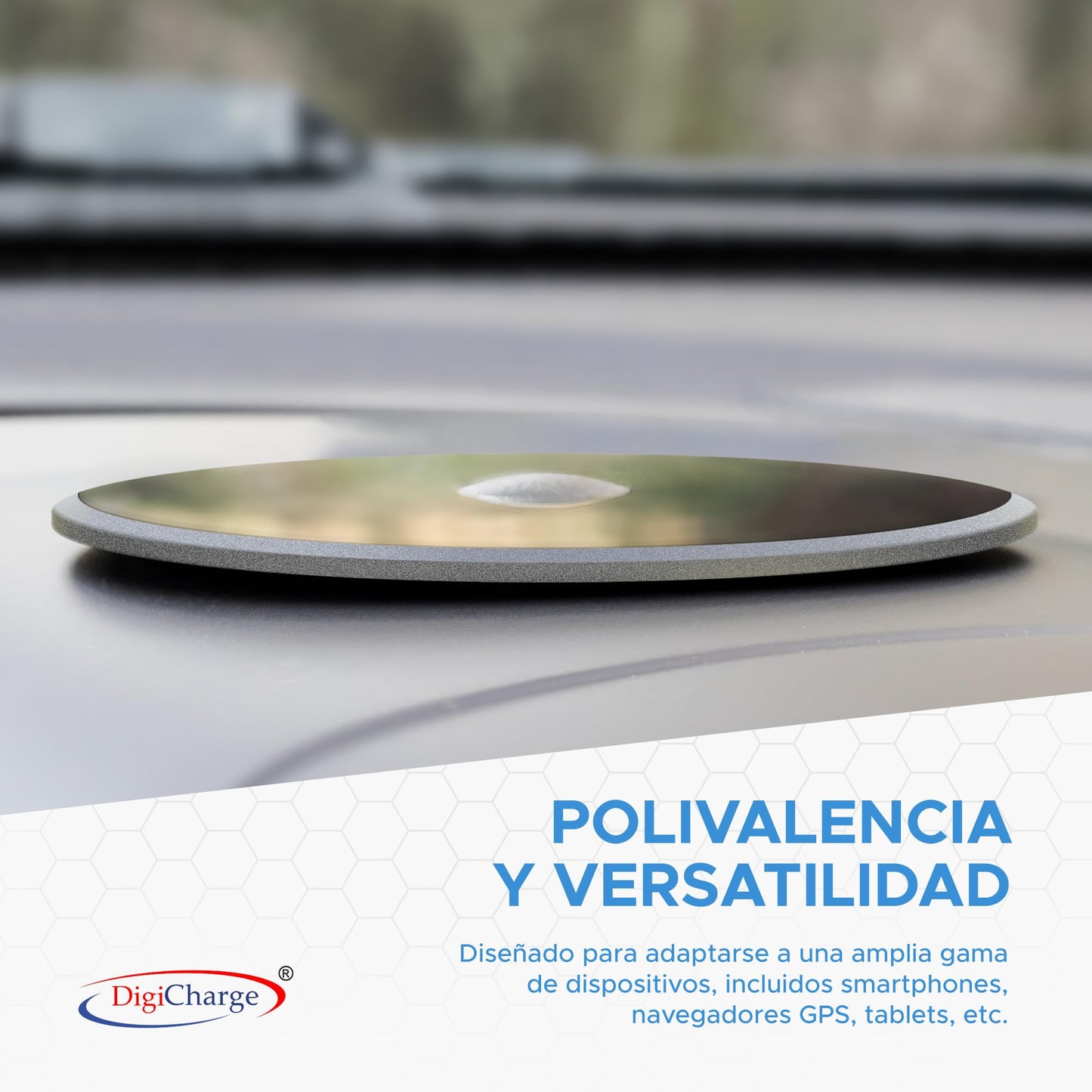 Discos Adhesivos para el salpicadero para Todos los navegadores Tomtom & Garmin GPS Start, Via, Go Classic Discover Basic Essential, Camper, Campervan, Dezl, Drive, Drivesmart, Driveassist, Nuvi