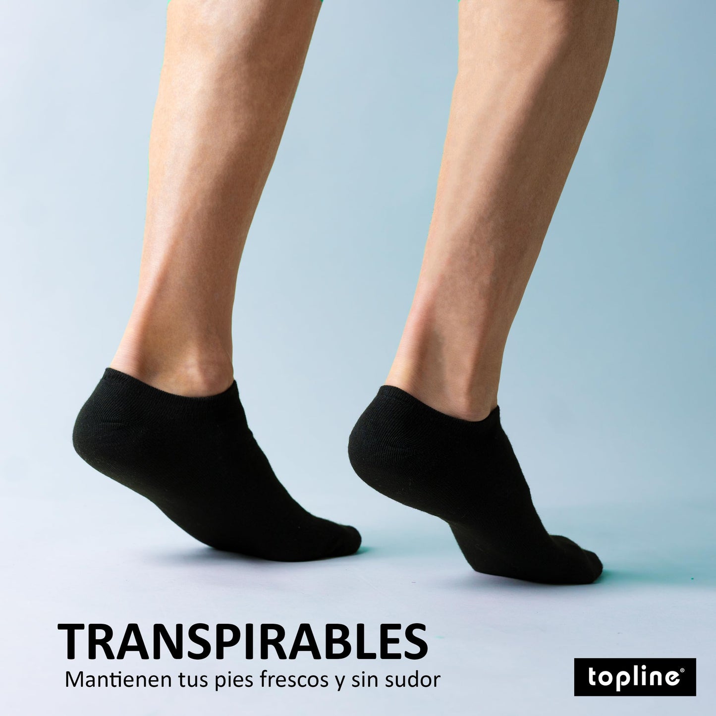 topline 12 Pares Calcetines tobilleros hombre & Calcetines tobilleros mujer - Calcetines hombre cortos - Calcetines tobilleros surtidos - Calcetines Mujer tobilleros