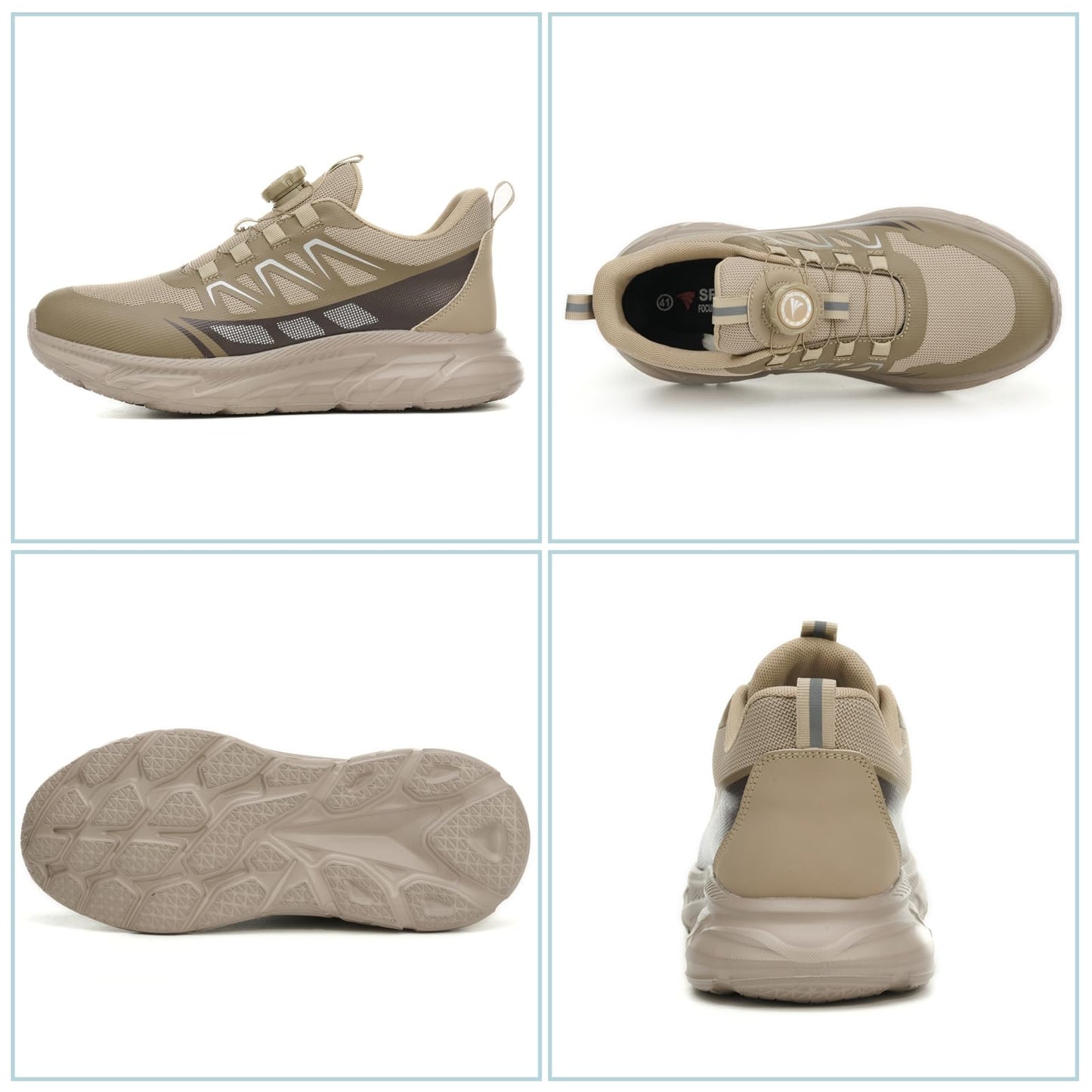 BAXIWUY Zapato Seguridad Hombre Mujer Calzado de Trabajo Ligeros Comodo Zapatillas de Seguridad con Punteras de Acero Transpirable Antideslizante Zapatillas Trabajo