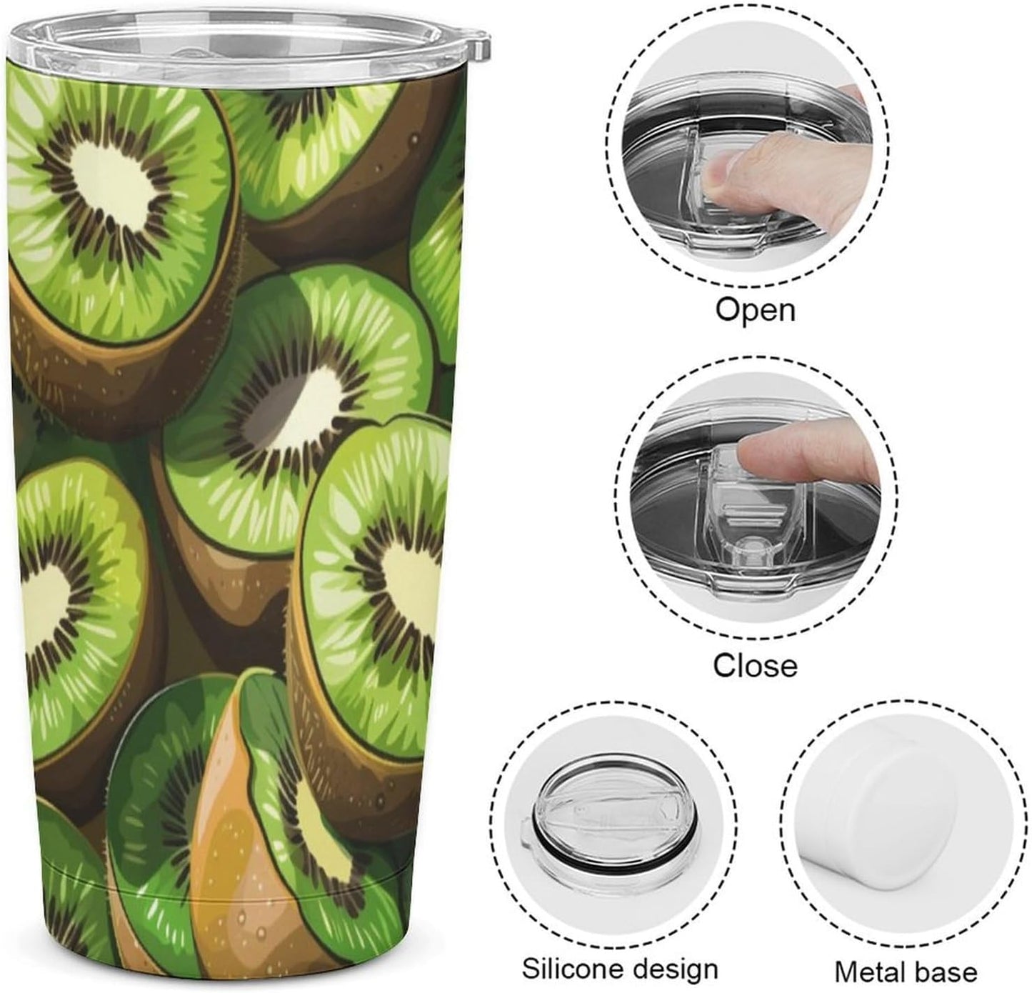 Camion grande Vaso Térmico Aislante - Ideal Para Café Y Bebidas Calientes - Termo Con Tapadera Segura Y Diseño Duradero 20oz