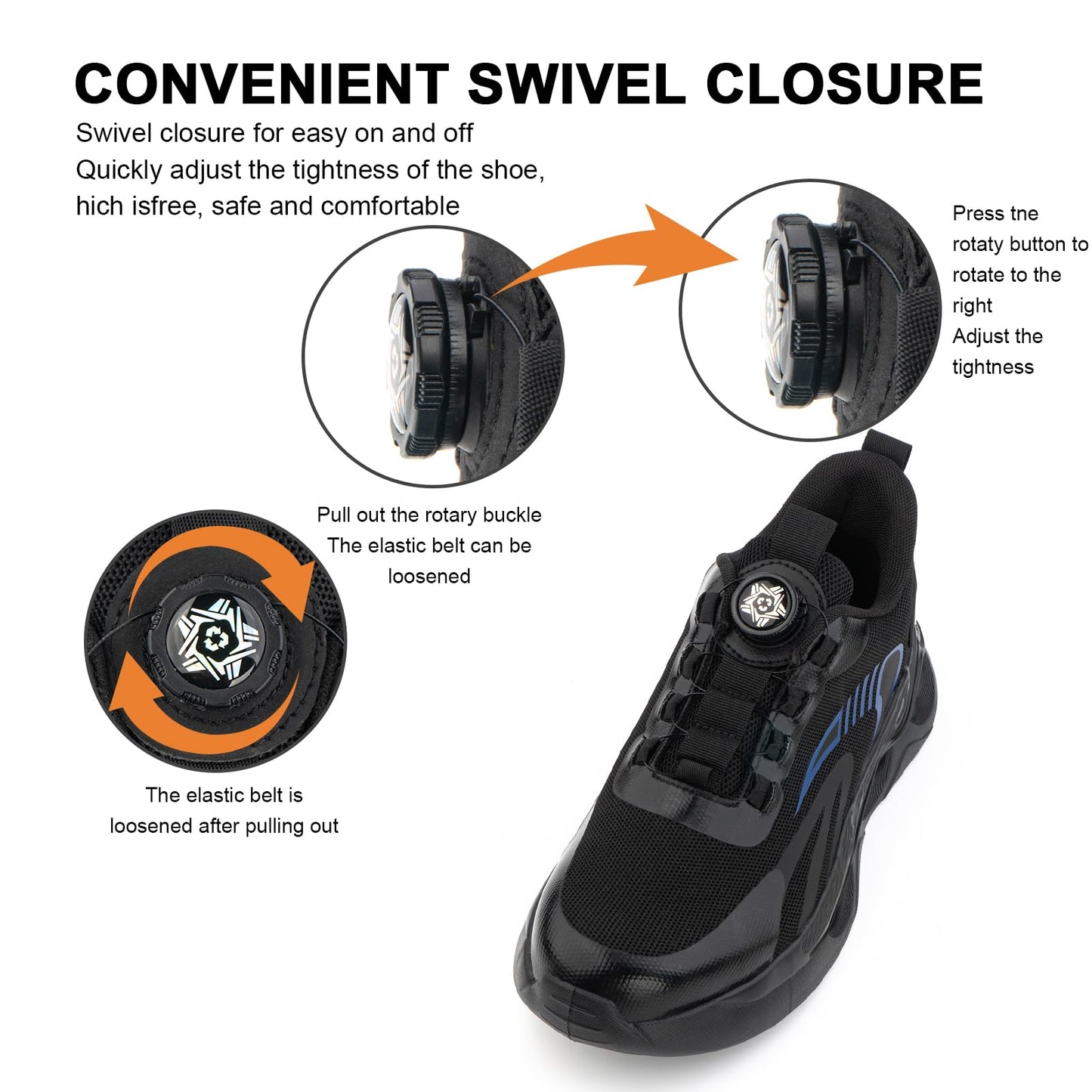 Loiston Zapatos de Seguridad para Hombre Zapatillas de Seguridad Calzado de Seguridad Mujer Puntera de Acero Zapatos de Trabajo Ligeras Deportivas para Hombre