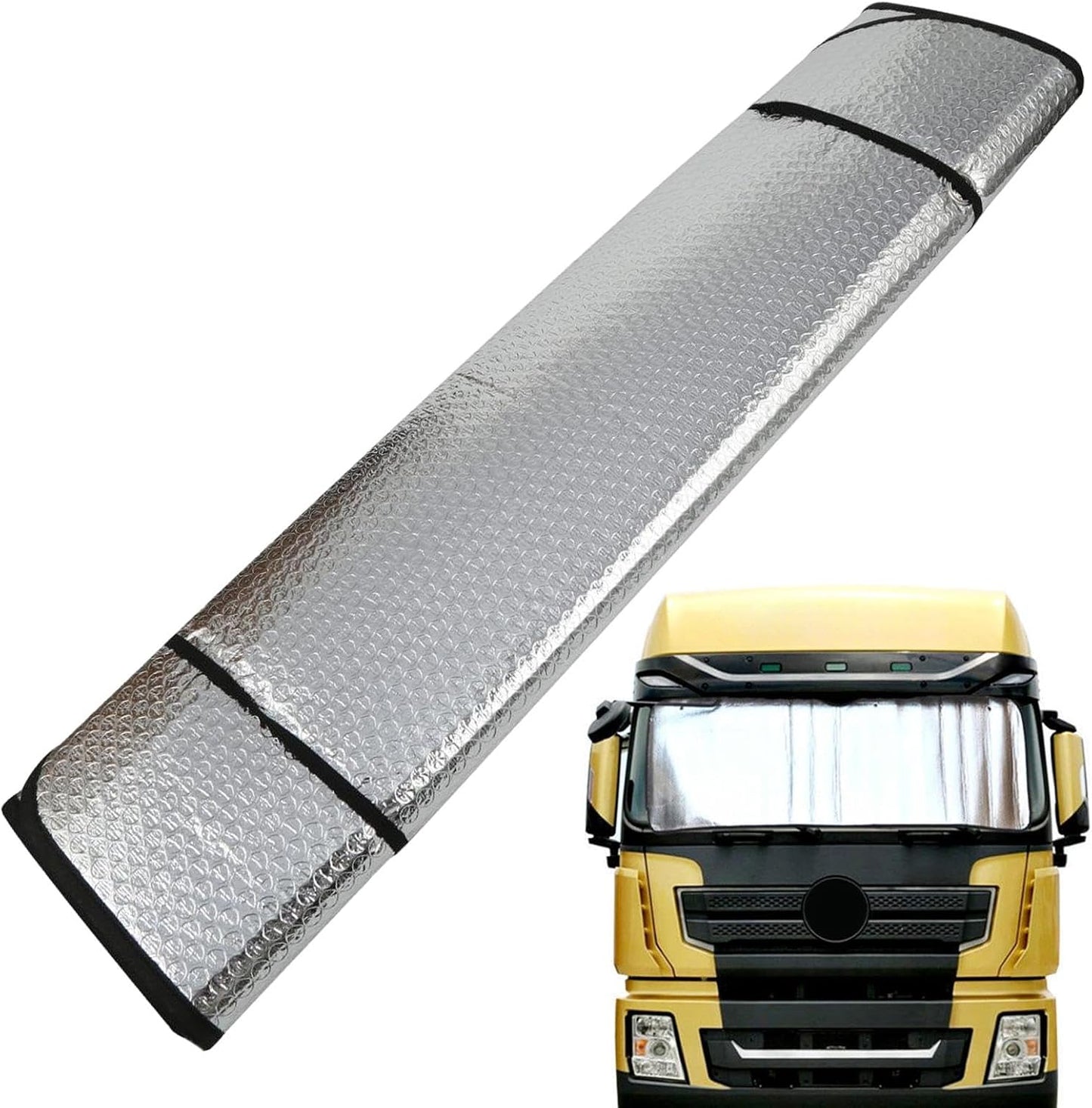 Parasol Plegable Solar para Parabrisas Delantero accidentado y coche, 220x80 Cm
