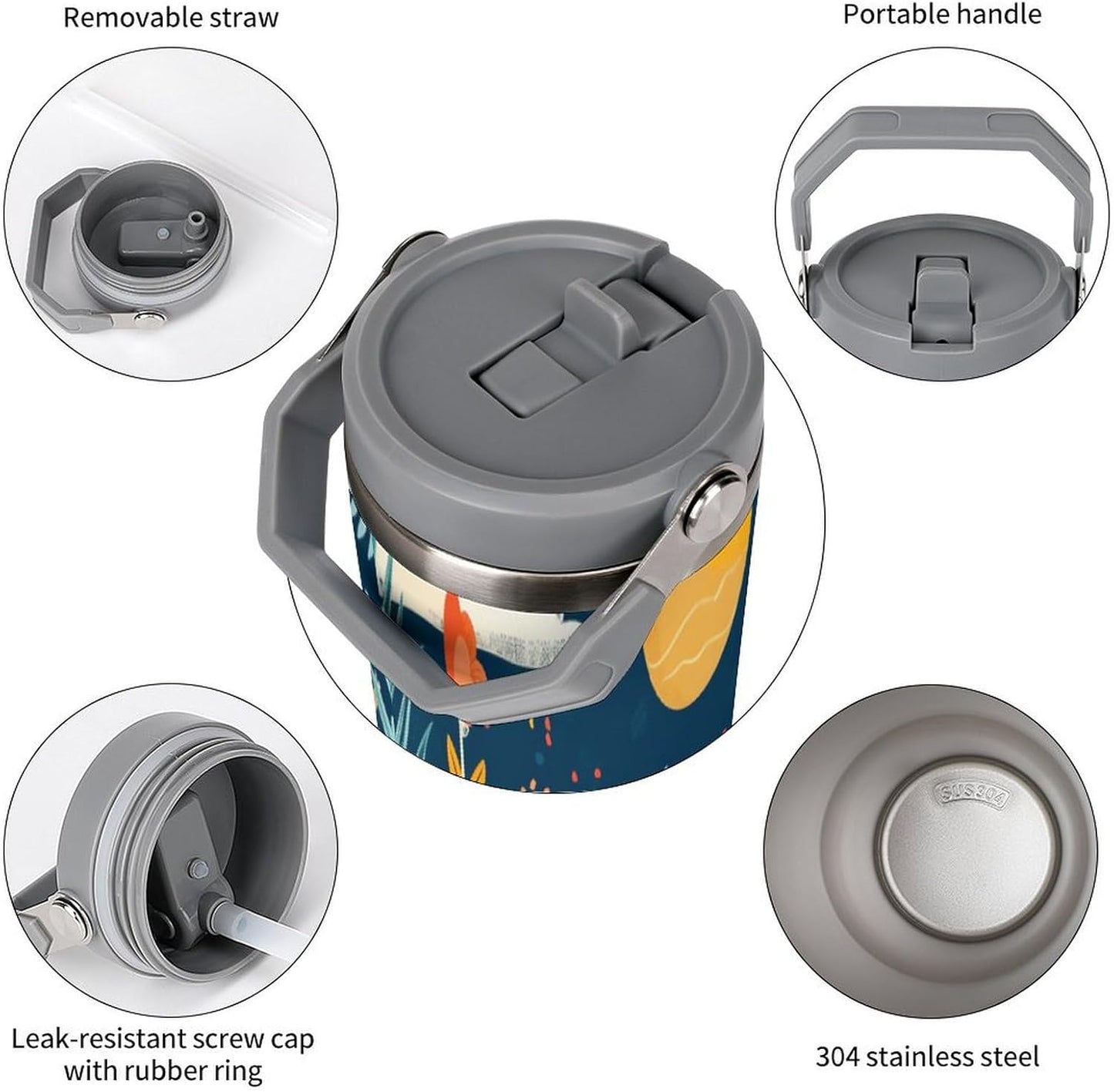 Camion grande Termo Para Café Con Tapadera Aislante - Ideal Para Llevar Y Mantener La TempeRattoura - Taza Termica Durable 30oz
