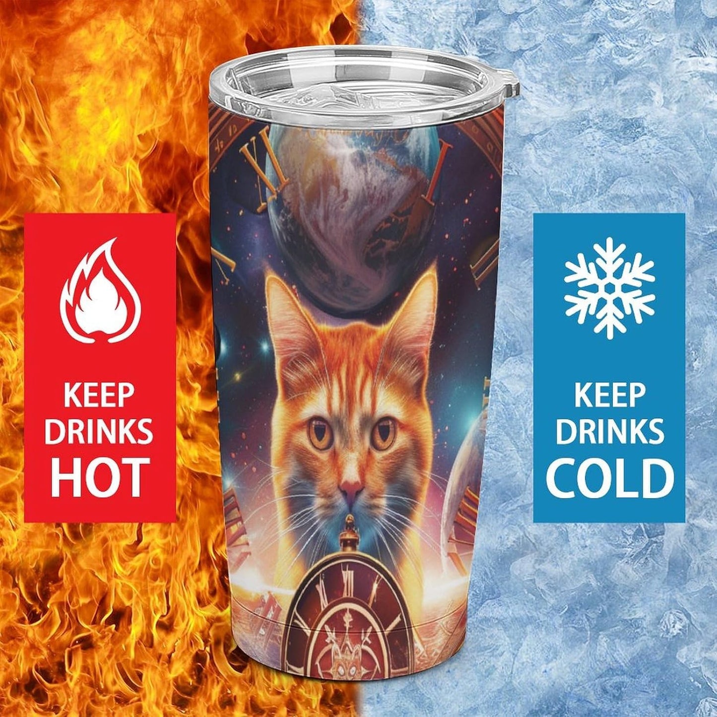 Camion grande Vaso Térmico Aislante - Ideal Para Café Y Bebidas Calientes - Termo Con Tapadera Segura Y Diseño Duradero 20oz