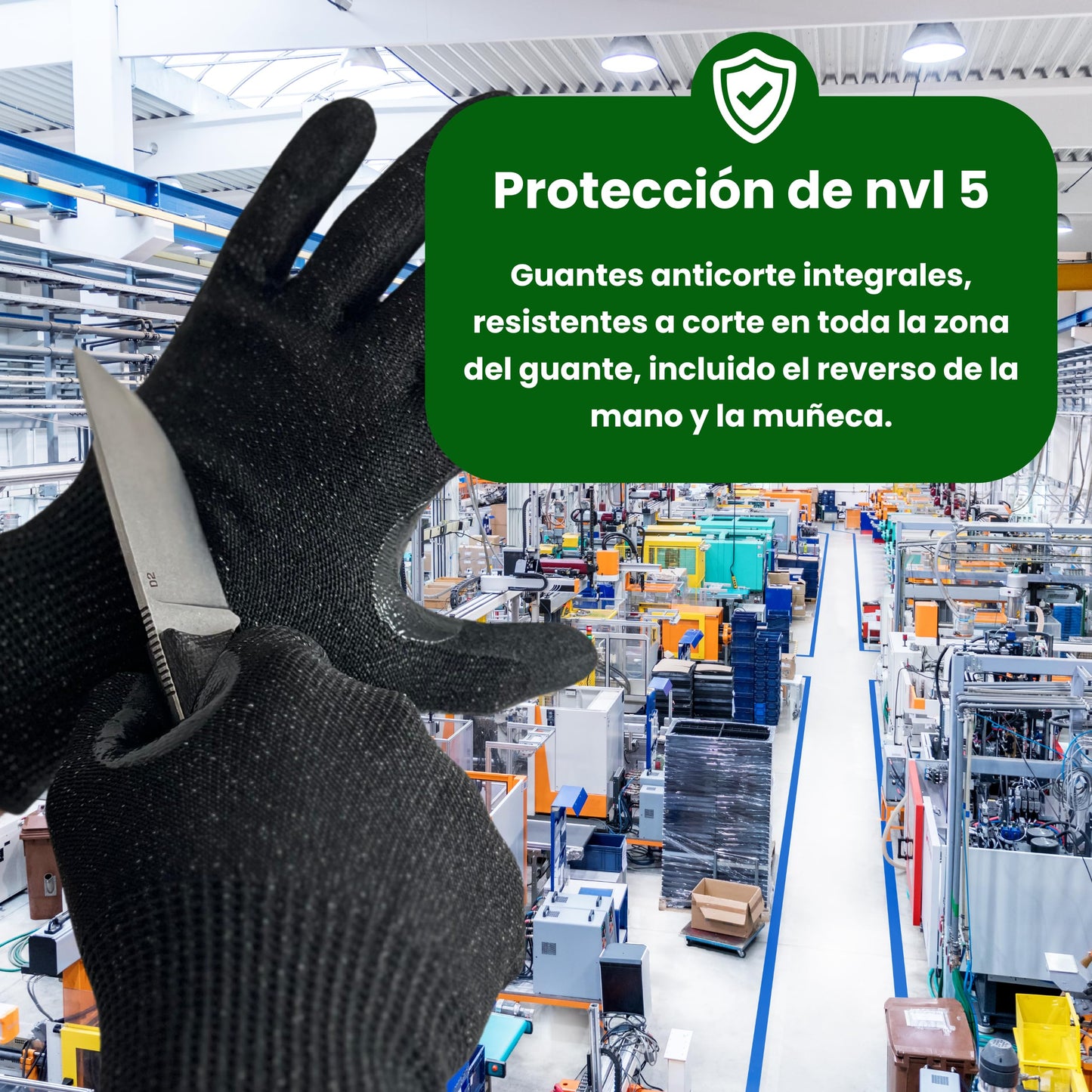 Tactical Tools Guantes anticortes policiales nivel 5 - Guantes trabajo Ideales como anticorte policiales/jardineria/guantes de trabajo (XL / 10)