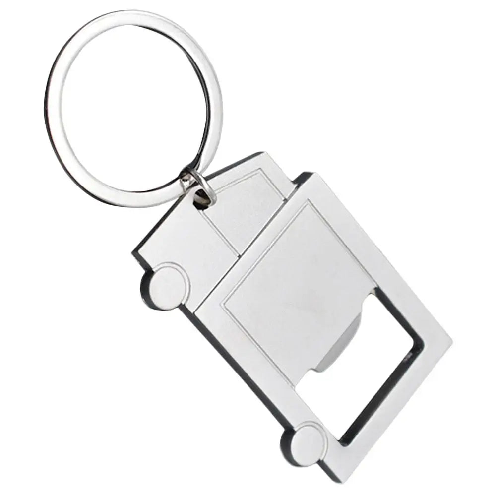Metal Truck Bottle Opener Keychain for Men Carabiner Pendant Beer Can Opener Tool Soda Beverage Alloy Durable Gift