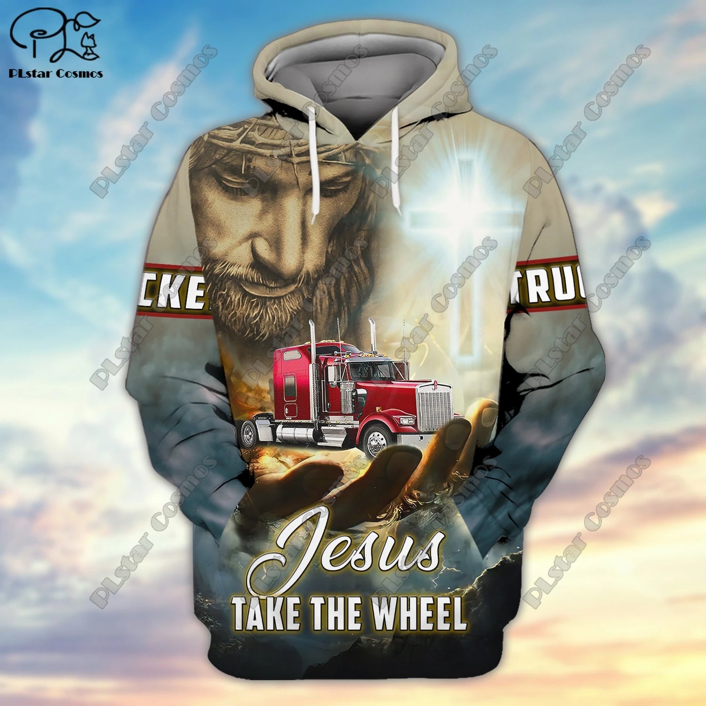 3D printing new car series truck school bus tractor art unisex clothing fun casual hoodie/sweatshirt/zipper/jacket/T-shirt Q-6
